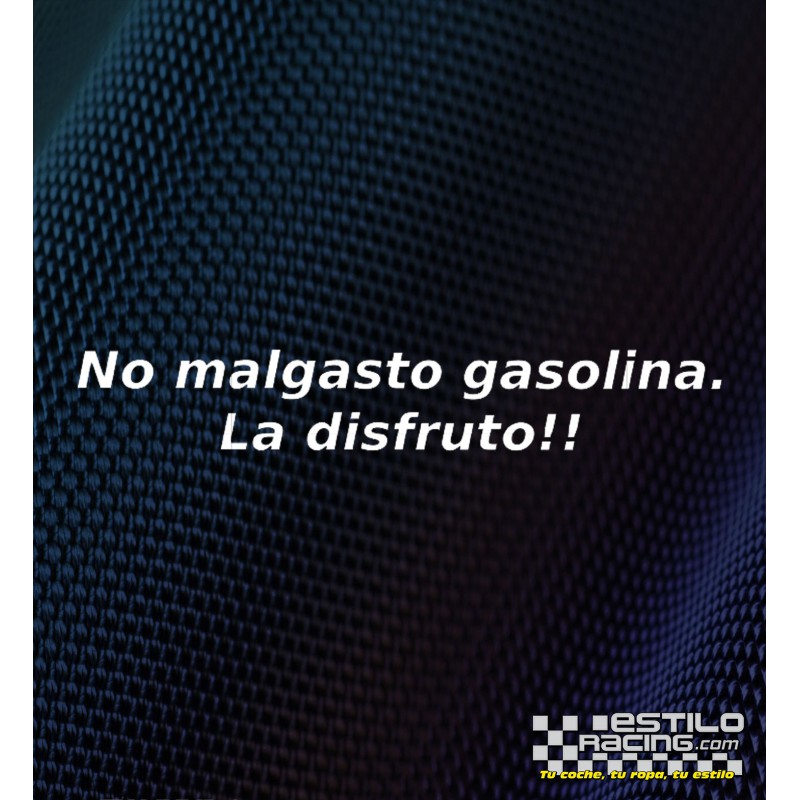 Pegatina No malgasto gasolina