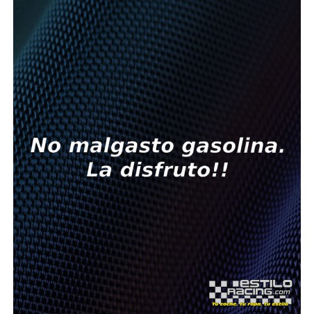 Pegatina No malgasto gasolina