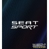 Pegatina Seat Sport letras