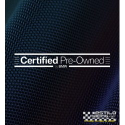 Pegatina Certified Pre Owned BMW