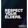 Pegatina Respect your elders