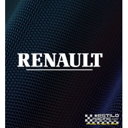 Pegatina Renault letras