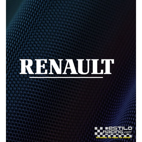 Pegatina Renault letras