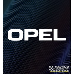 Pegatina Opel letras clásico