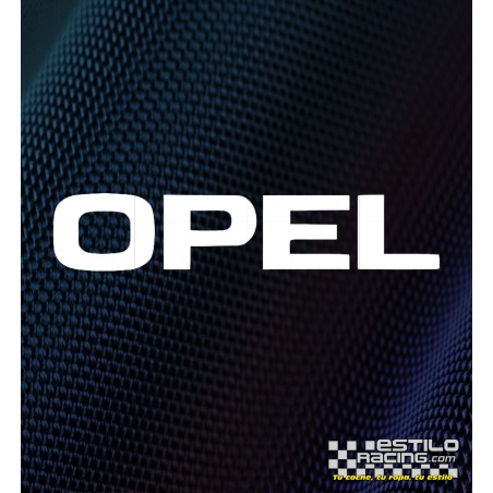 Pegatina Opel letras clásico