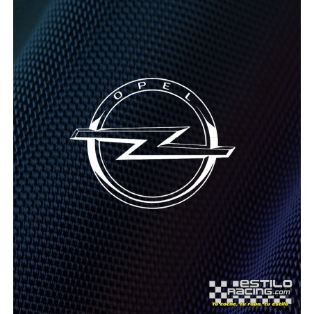Pegatina Opel logo redondo 3D