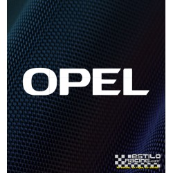 Pegatina Opel letras