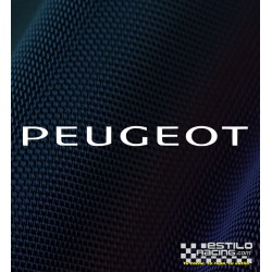 Pegatina Peugeot letras moderno