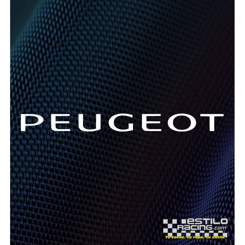 Pegatina Peugeot letras moderno