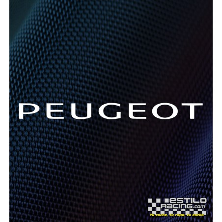 Pegatina Peugeot letras moderno