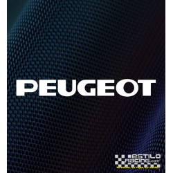Pegatina Peugeot letras clasico