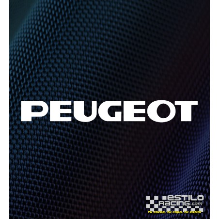 Pegatina Peugeot letras clasico