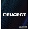 Pegatina Peugeot letras clasico