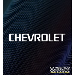 Pegatina Chevrolet letras