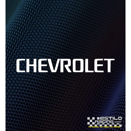 Pegatina Chevrolet letras