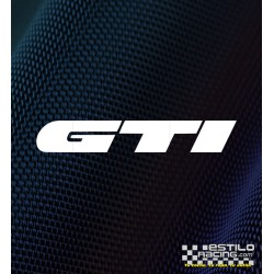 Pegatina Volkswagen GTI moderno