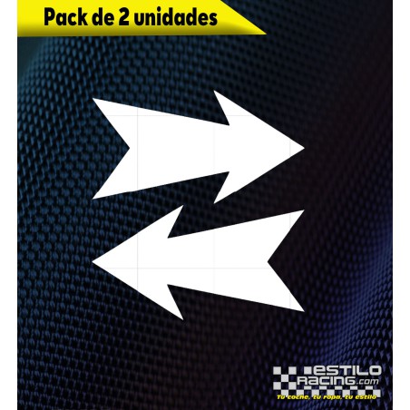 Pegatina Flecha pack 2