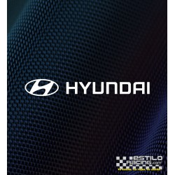 Pegatina Hyundai logo letras