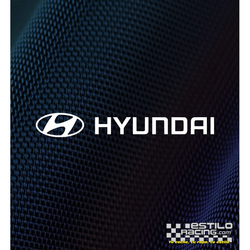 Pegatina Hyundai logo letras