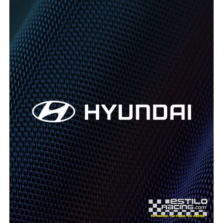 Pegatina Hyundai logo letras