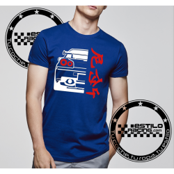 Camiseta Silueta trasera Nissan Skyline GT-R R34