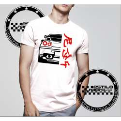 Camiseta Silueta trasera Nissan Skyline GT-R R34