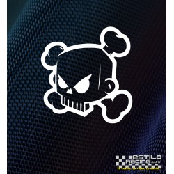 Pegatina calavera Ken Block