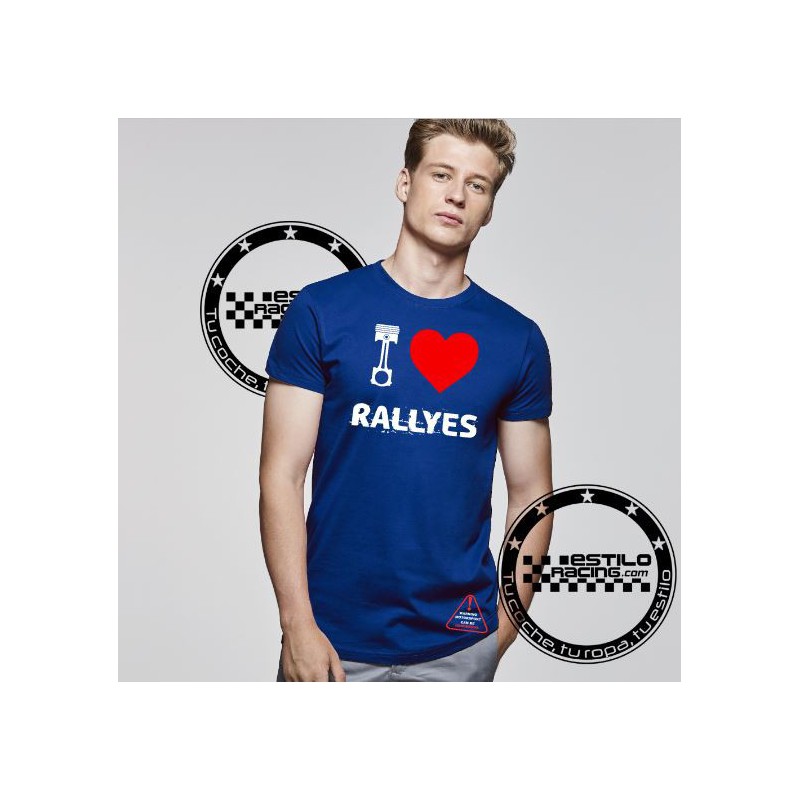 Camiseta I love rallyes