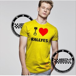 Camiseta I love rallyes