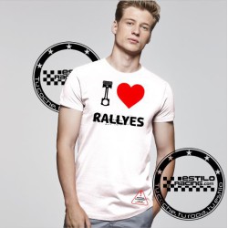 Camiseta I love rallyes