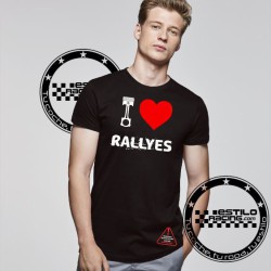 Camiseta I love rallyes