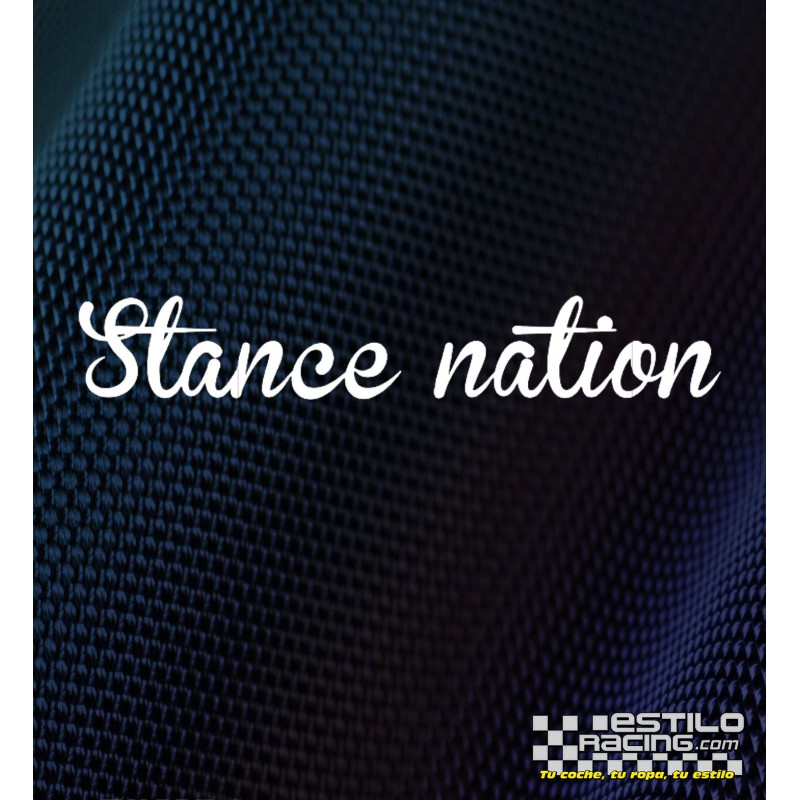 Pegatina Stance Nation