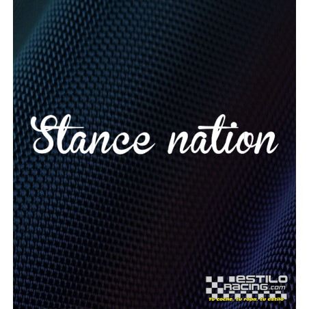 Pegatina Stance Nation