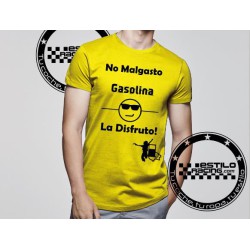 Camiseta No malgasto gasolina la disfruto