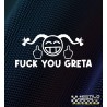 Pegatina Fuck you Greta