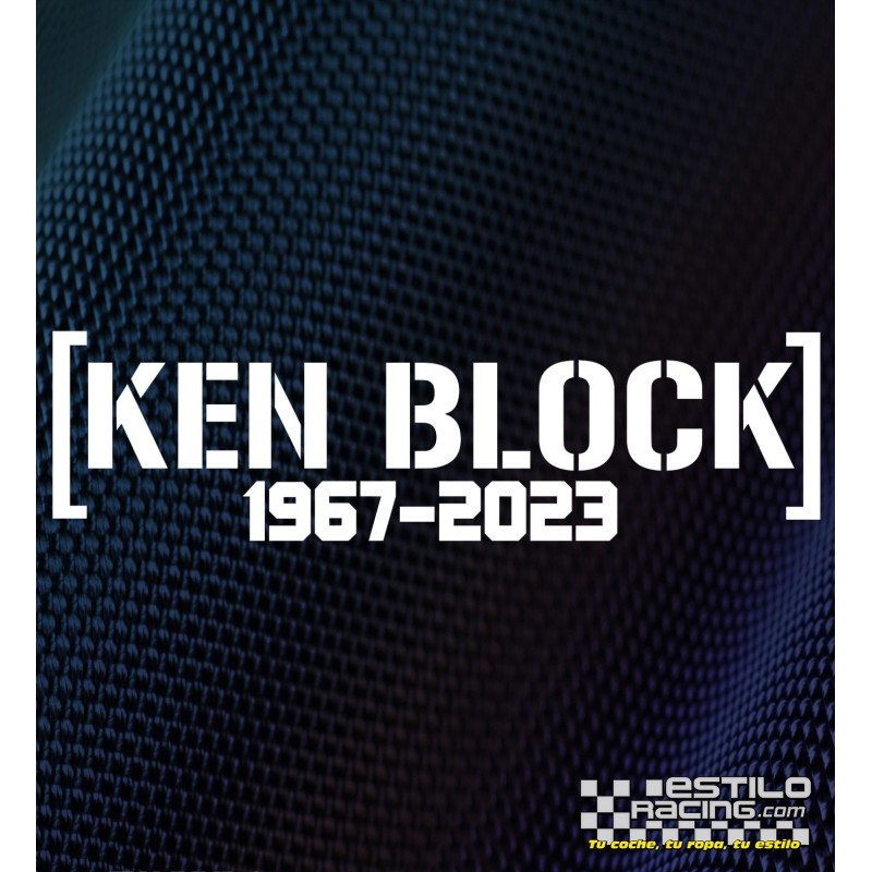Pegatina Ken Block 2023