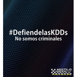 Pegatina DefiendelasKDDs No somos criminales