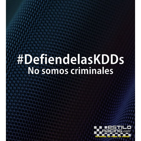 Pegatina DefiendelasKDDs No somos criminales