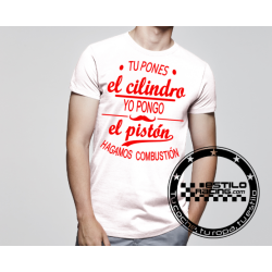 Camiseta Yo pongo el cilindro (versión masculina)