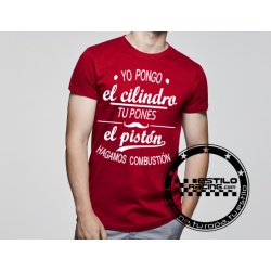 Camiseta Yo pongo el cilindro (versión femenina)