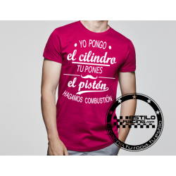 Camiseta Yo pongo el cilindro (versión femenina)