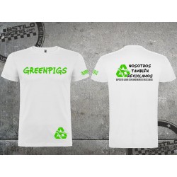 Camiseta Green pigs dinosaurios reciclados