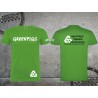 Camiseta Green pigs dinosaurios reciclados