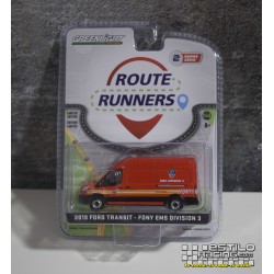 Greenlight 2019 Ford Transit – FDNY EMS Division 3 - Route Runners