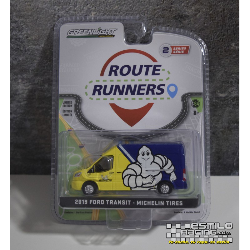 Greenlight 2019 Ford Transit – Michelin tires - Route Runners