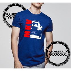 Camiseta Silueta trasera Volkswagen Golf MK5