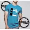 Camiseta Silueta trasera Volkswagen Golf MK5