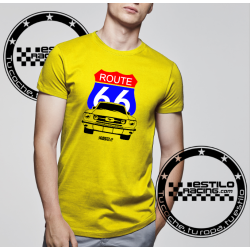 Camiseta Ford Mustang ruta 66