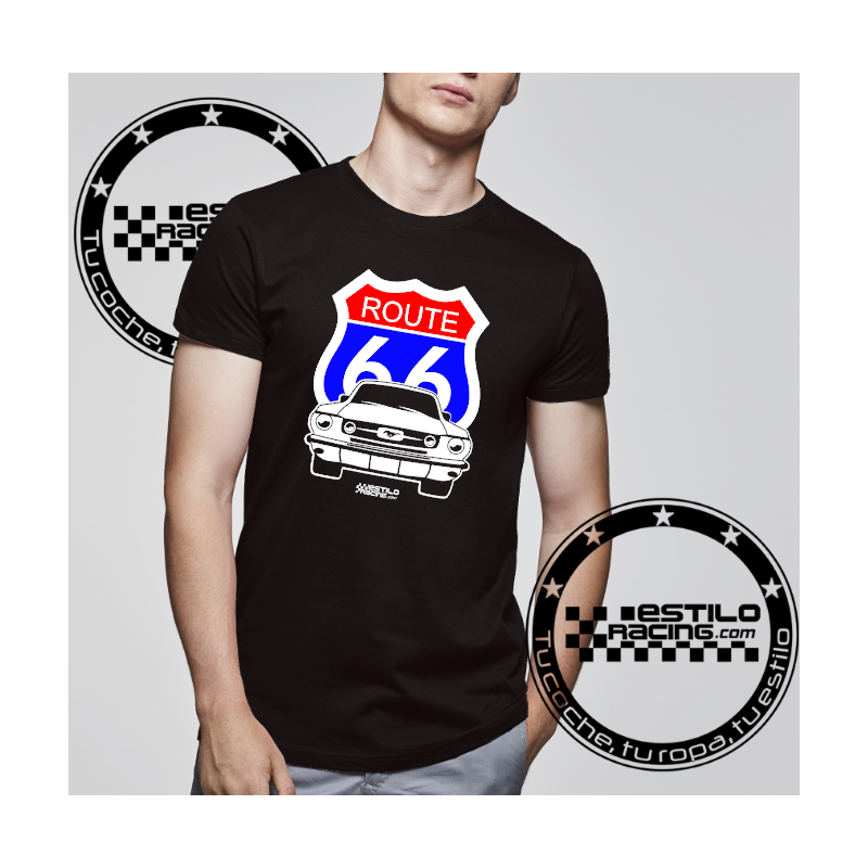 Camiseta Ford Mustang ruta 66