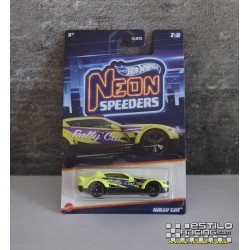 Hot Wheels Rally Cat - Neon Speeders